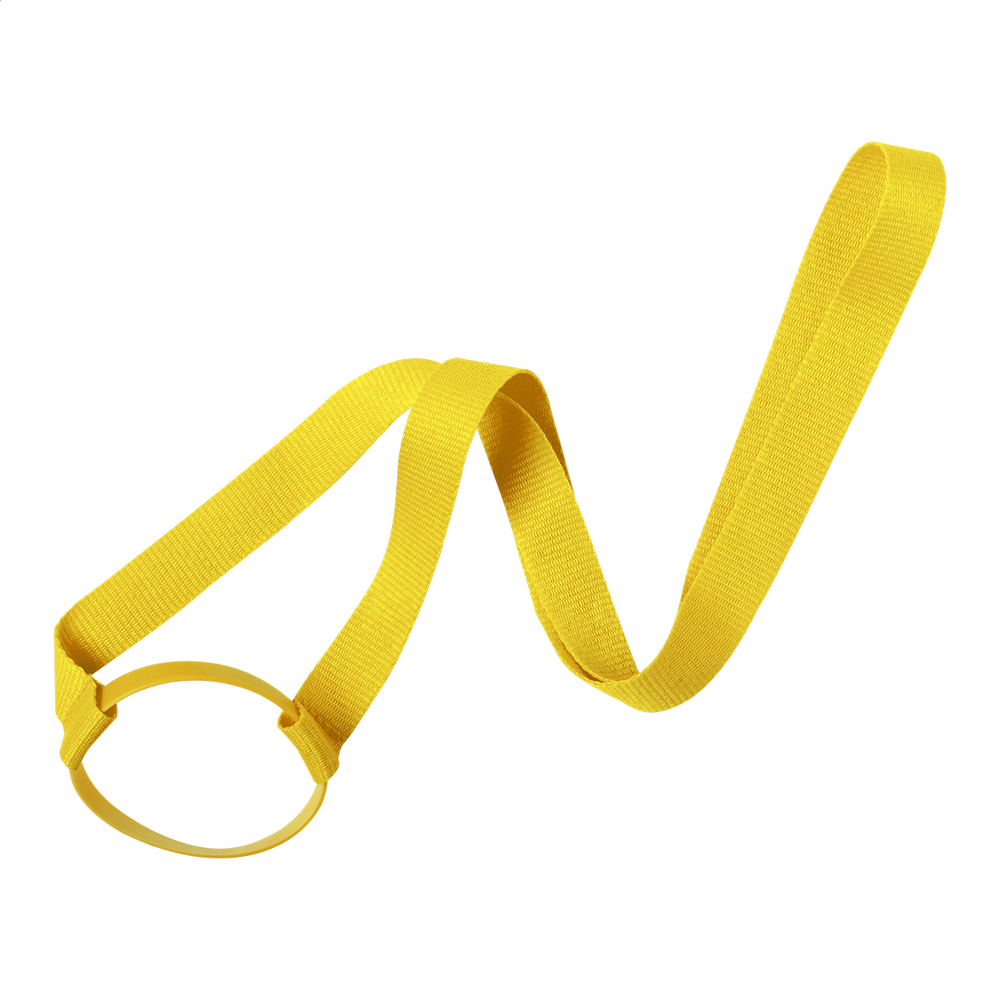 Lancup - drink houder lanyard - Geel
