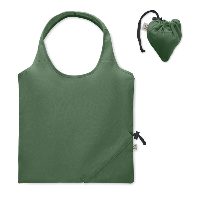 CARRIE COLOUR - Opvouwbare boodschappentas 140g - Donker Marinegroen