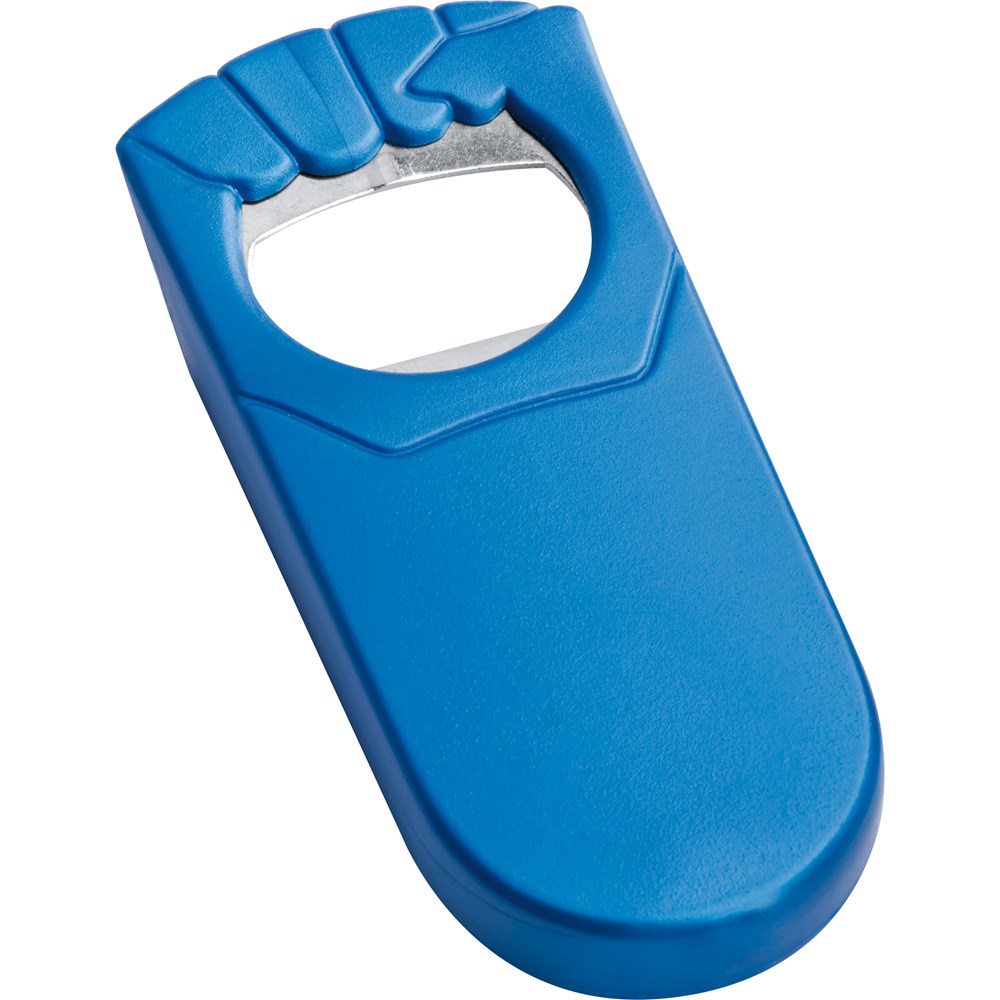 Flesopener met afsluitfunctie - Blauw