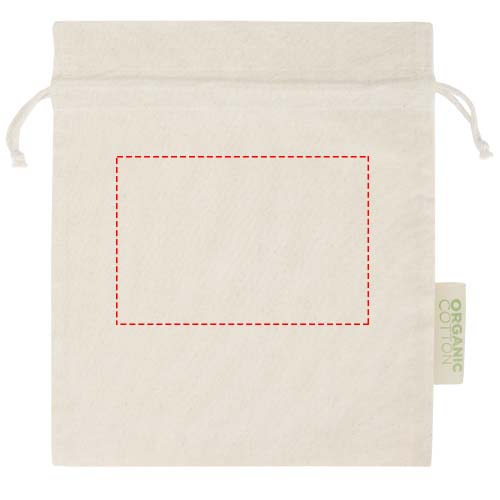Odisha 140 g/m² OCS biologisch katoenen geschenktas – 30 x 25 cm