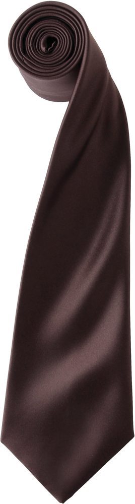 PR750 - Satijnen stropdas - brown