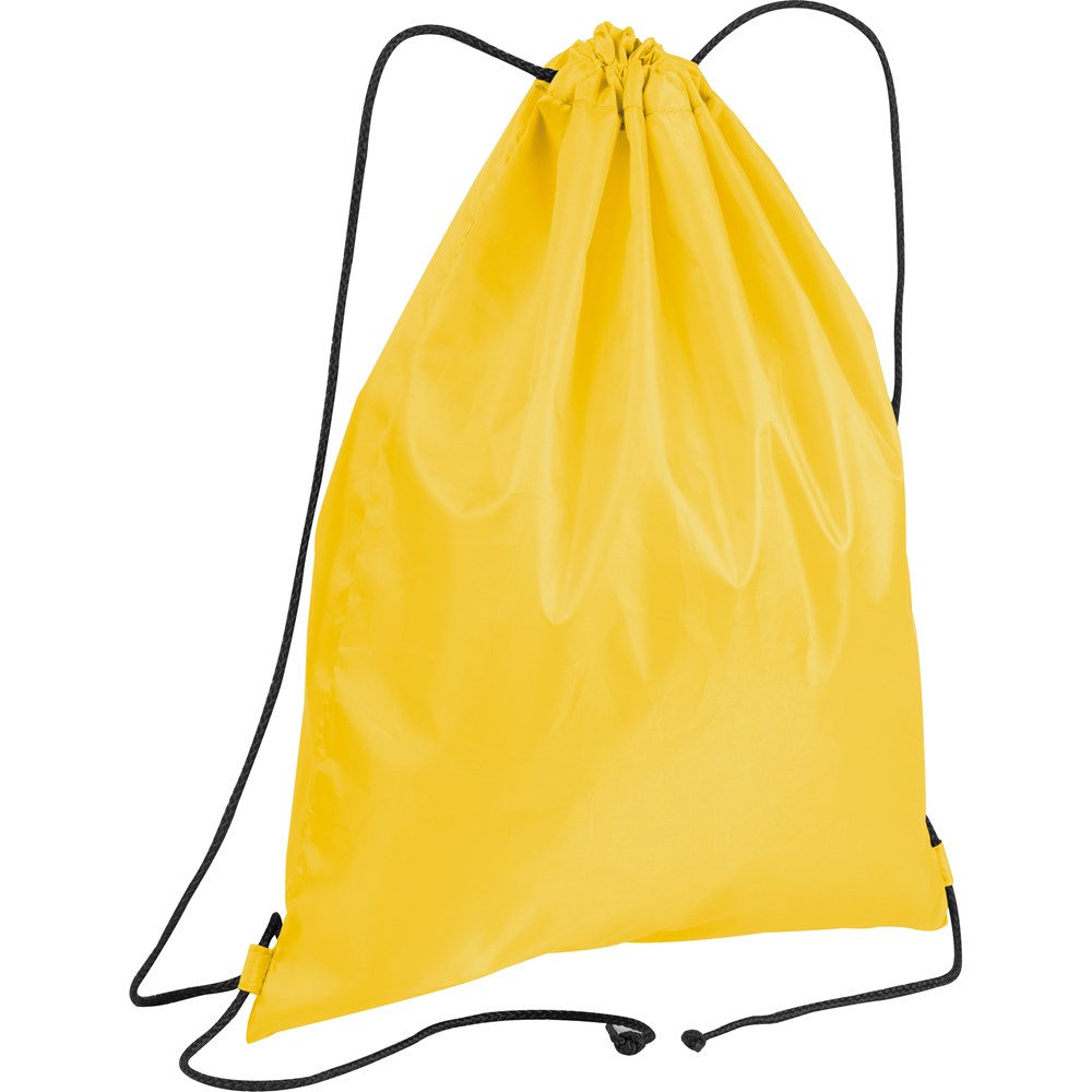 Gymbag van gerecycled polyester - Geel