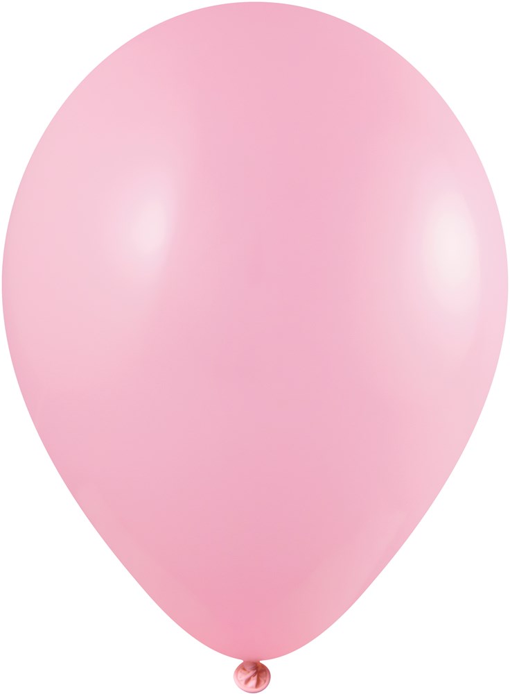 Ballonnen onbedrukt 85/95 cm - Ø 33 cm - 11 inch - Roze (1131) Pastel (± PMS 1895)