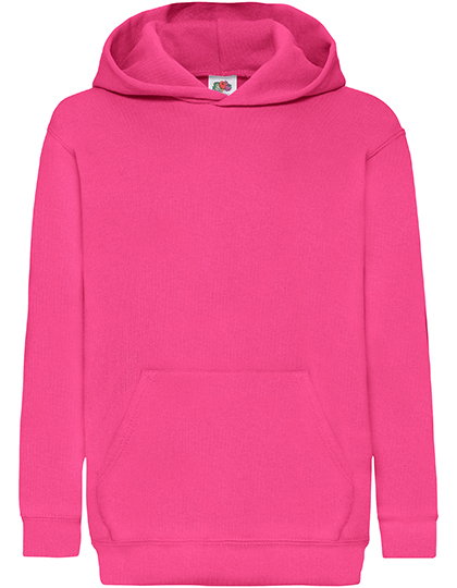 Fruit of the Loom - Kids´ Classic Hooded Sweat - fuchsia