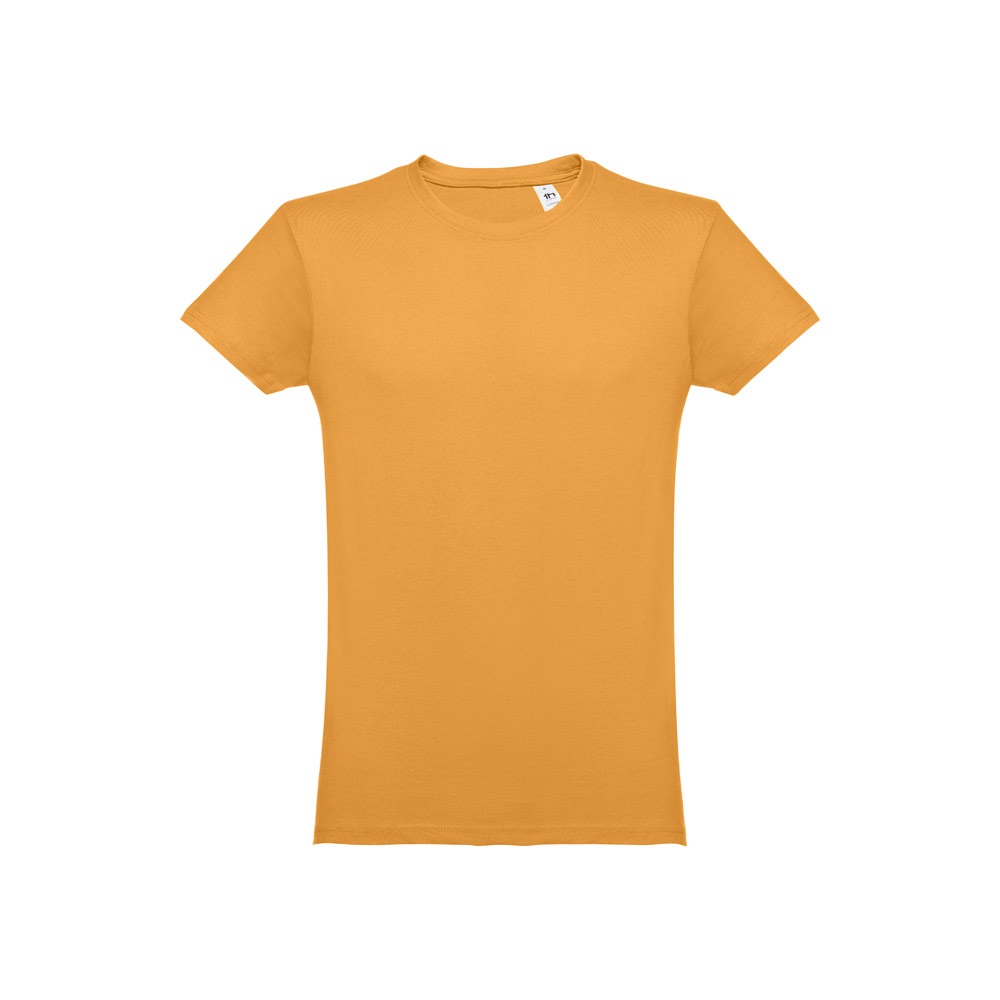 THC LUANDA. Heren-T-shirt in tubekatoen - Donkergeel
