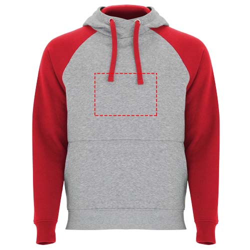 Badet 280 g/m² tweekleurige kinderhoodie
