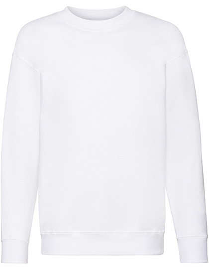Fruit of the Loom - Kids´ Premium Set-In Sweat - White