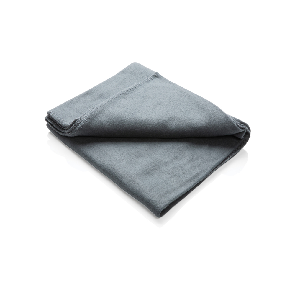 Fleecedeken in etui - antraciet (± PMS Cool Grey 11)