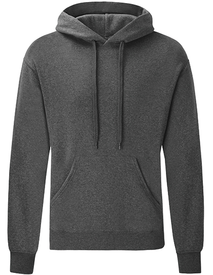 Fruit of the Loom - Classic Hooded Sweat - Dark Heather Grey