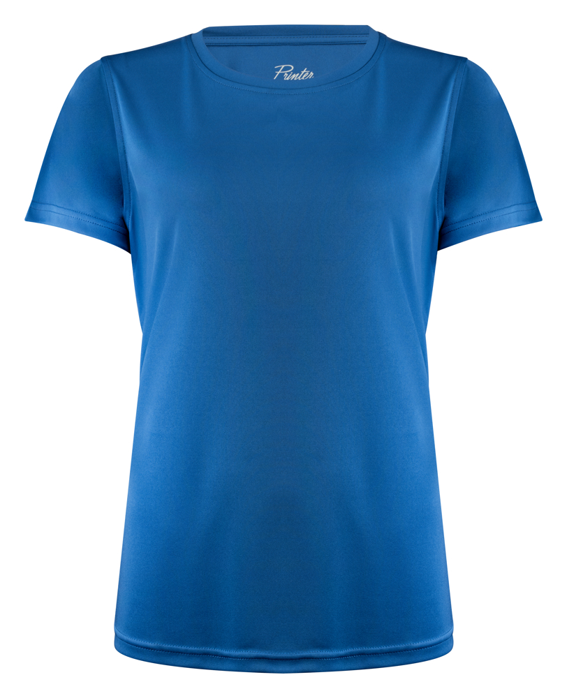 Run T-Shirt Dames - Helder Blauw