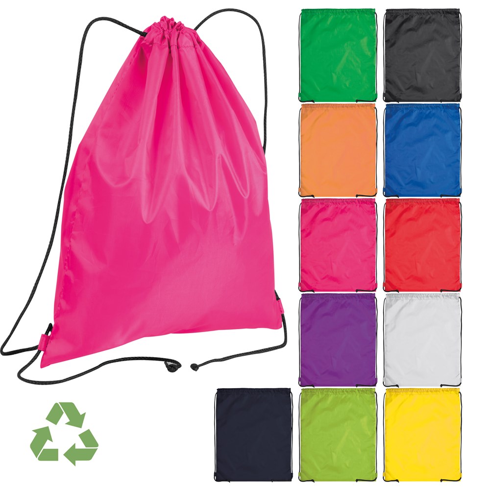 Gymbag van gerecycled polyester
