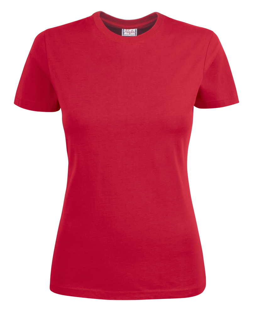 Heavy T T-Shirt Dames - Rood