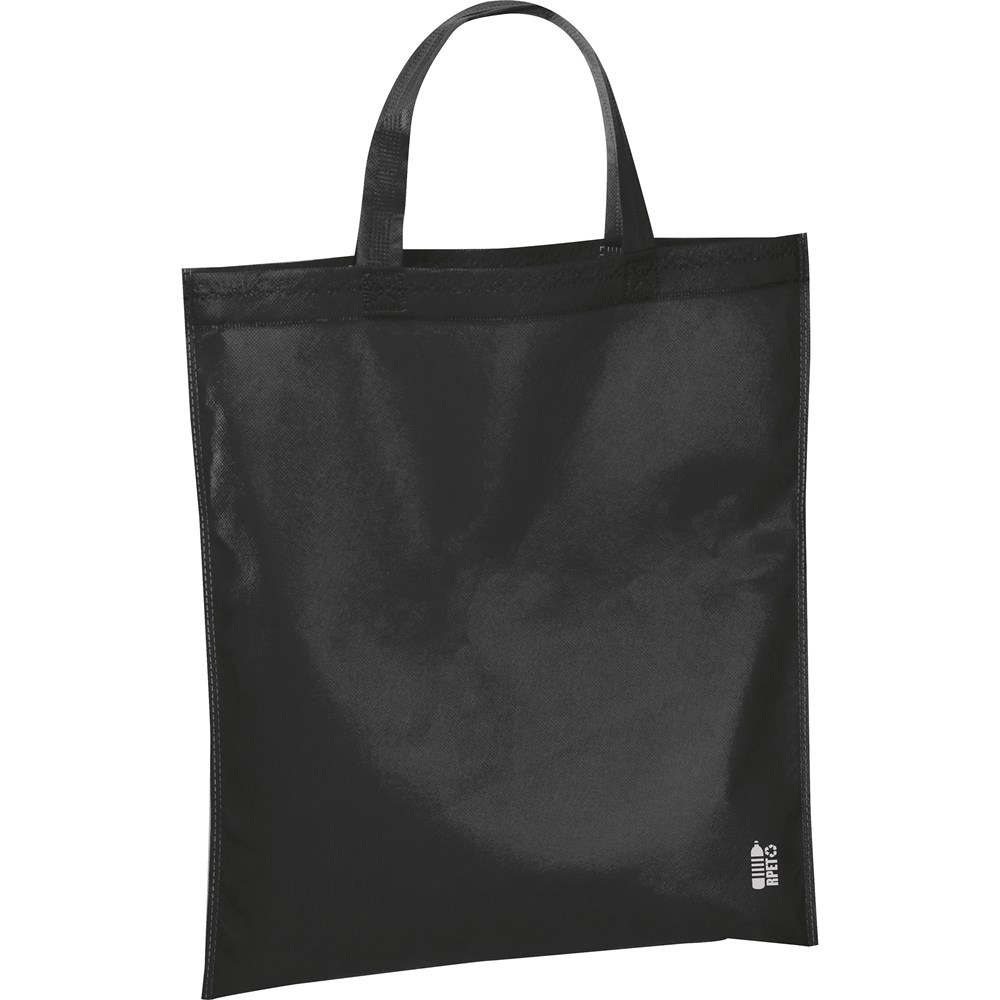 Gerecycled Non Woven boodschappentas - Zwart
