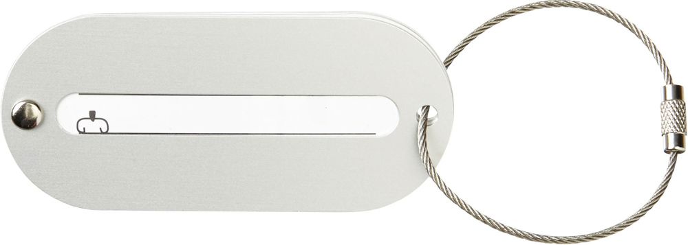 Aluminium bagagelabel Isa