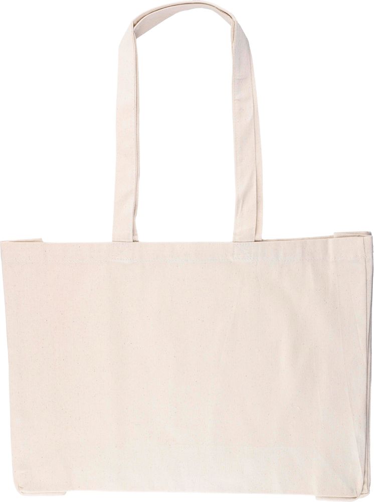 Katoen (220 gsm) boodschappentas Imogen - khaki (écru)