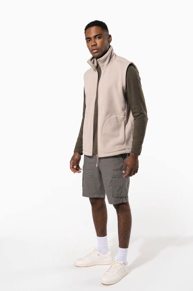 K913X - Bodywarmer van microfleece heren