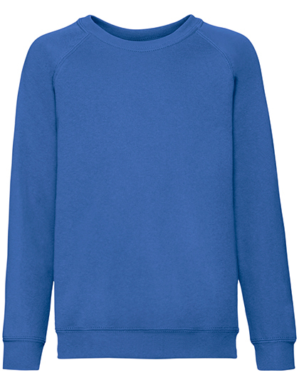 Fruit of the Loom - Kids´ Classic Raglan Sweat - Royal Blue