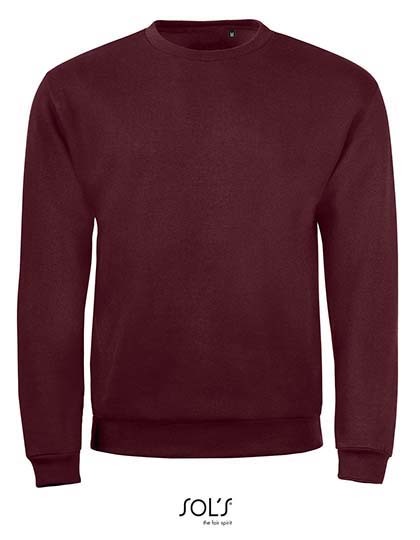 SOL´S - Men´s Spider Round-Neck Sweatshirt - Oxblood