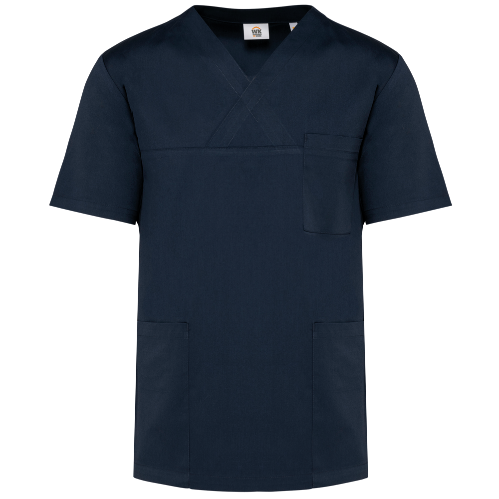 - Unisex tuniek met korte mouwen in polykatoen - Navy