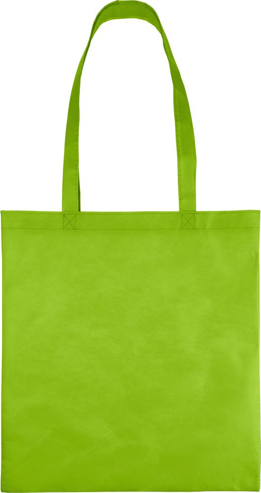 Non-woven (80 gsm) draagtas Taye - Lime