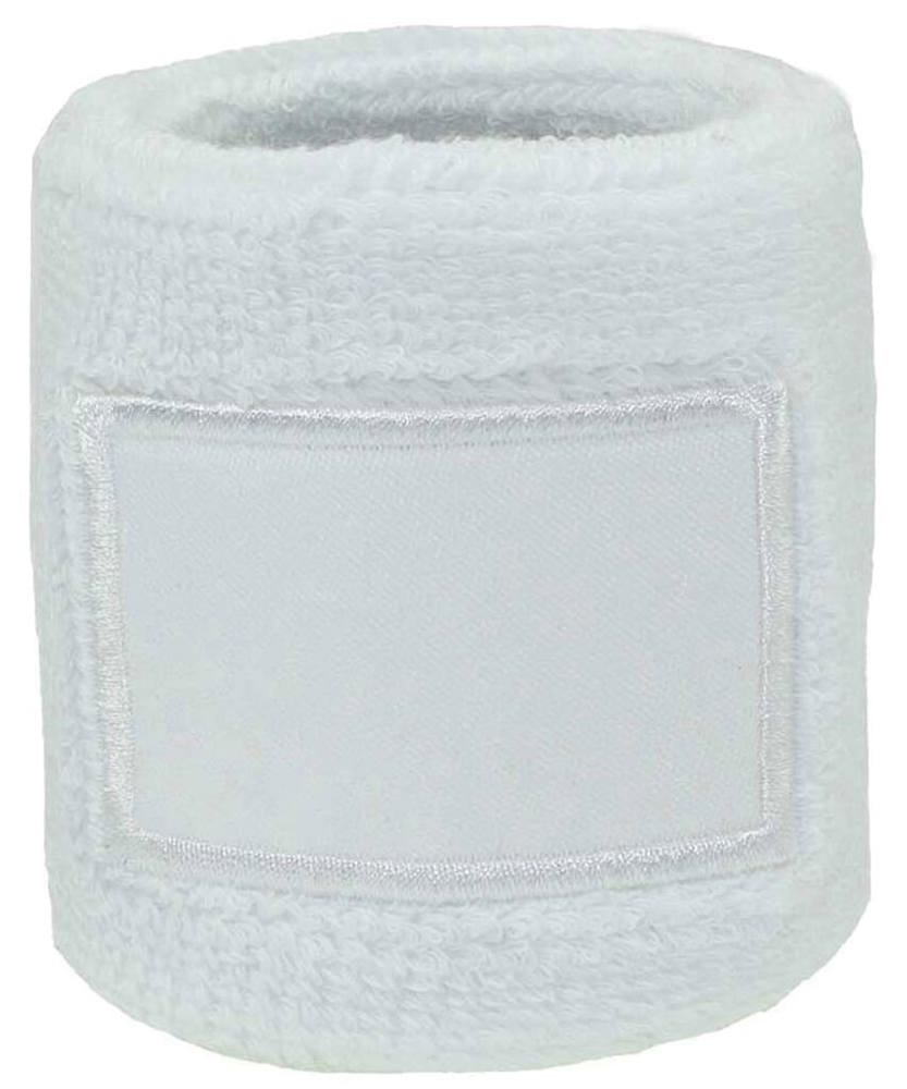 Polsband met label - Wit (White) / Wit