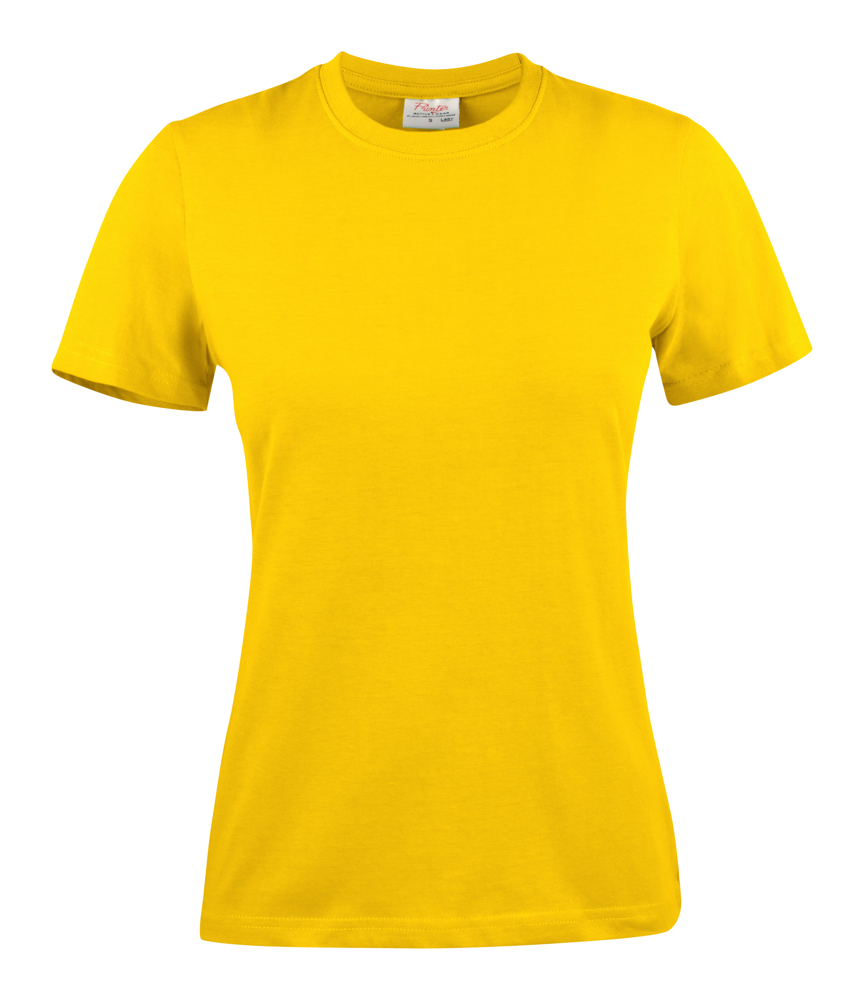 Heavy T T-Shirt Dames - Citroengeel