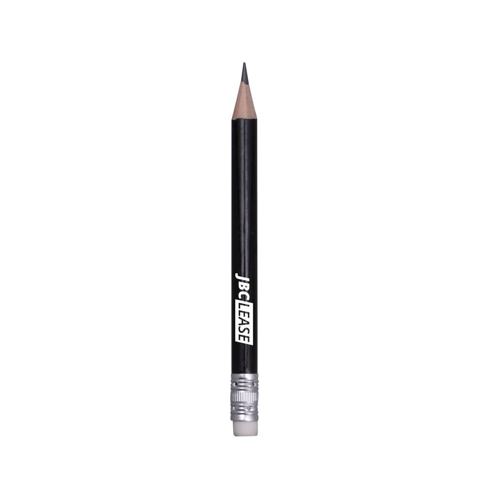 Potlood met gum - Zwart/Naturel