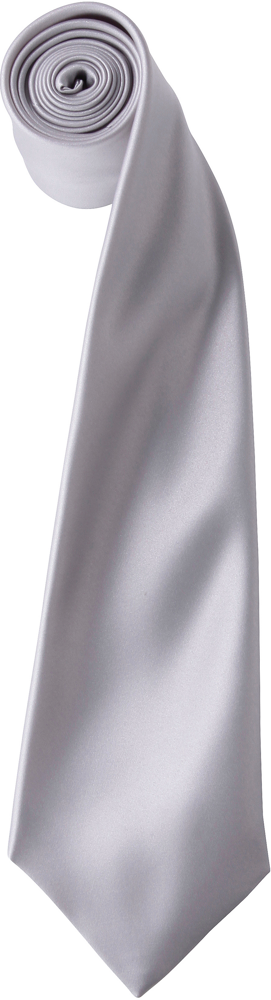 PR750 - Satijnen stropdas - Silver