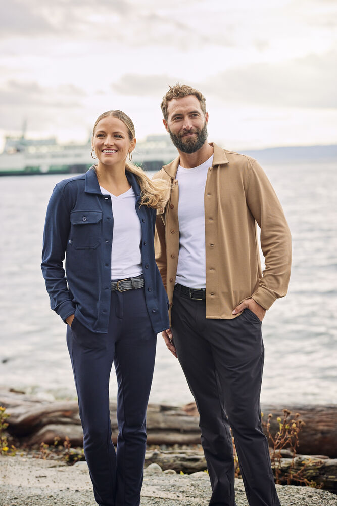 Cutter & Buck - Advantage Leisure Shirt Heren Zwart L
