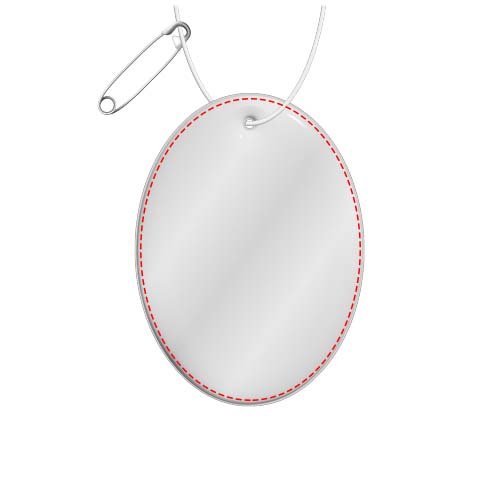 RFX™ H-16 ovale lichtgewicht reflecterende PVC hanger