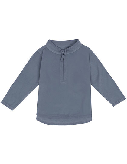 Larkwood - 1/2 Zip Lightweight Fleece - Stone Blue