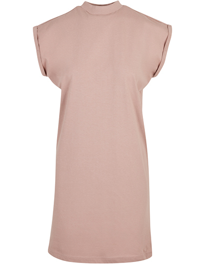 Build Your Brand - Ladies´ Turtle Extended Shoulder Dress - Dusk Rose
