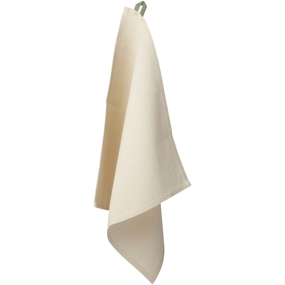Alora keukenhanddoek van 200 g/m² gerecycled katoen - Gemêleerd groen