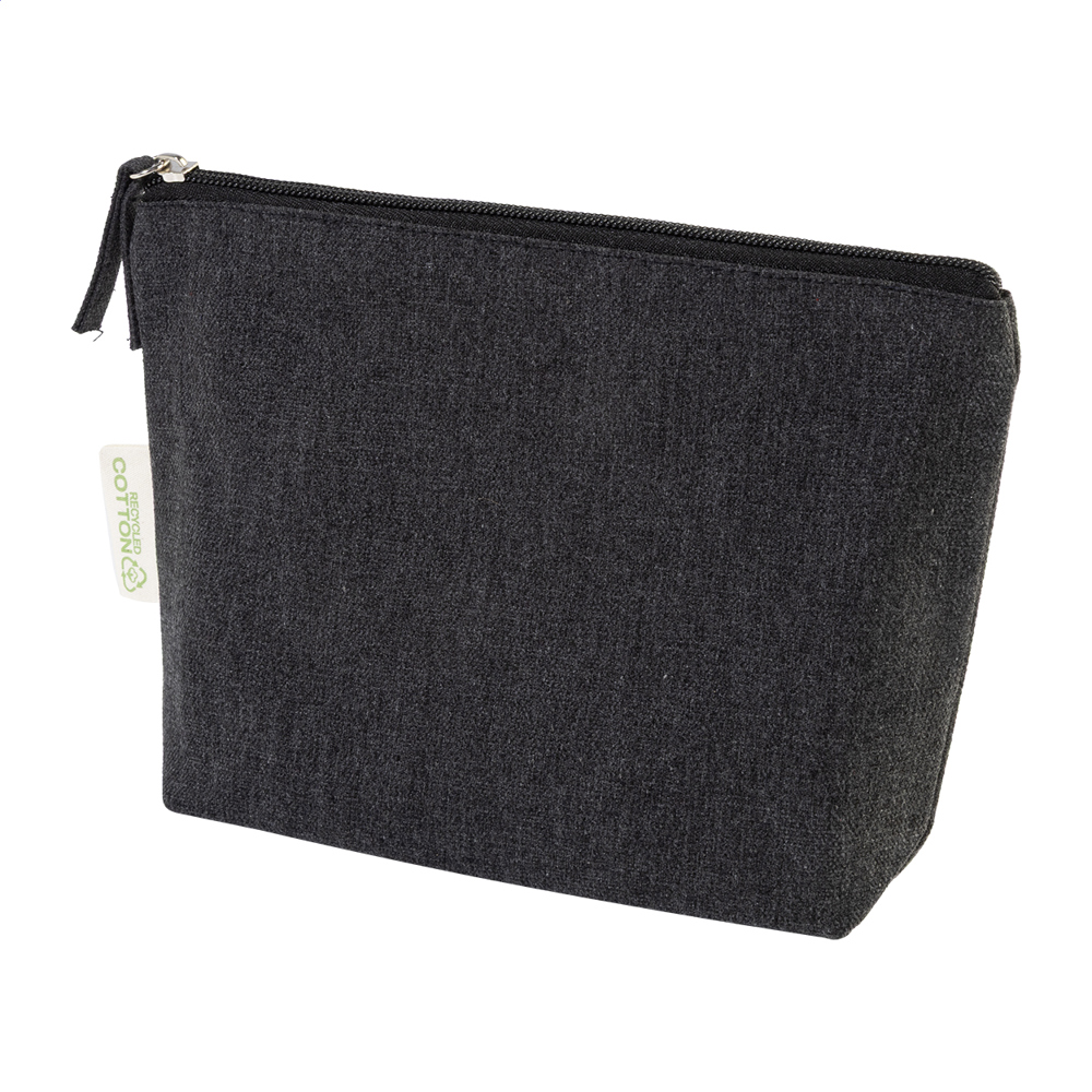 Cospex - make-up tas van gerecycled katoen - Zwart