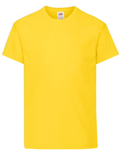 Fruit of the Loom - Kids´ Original T - yellow