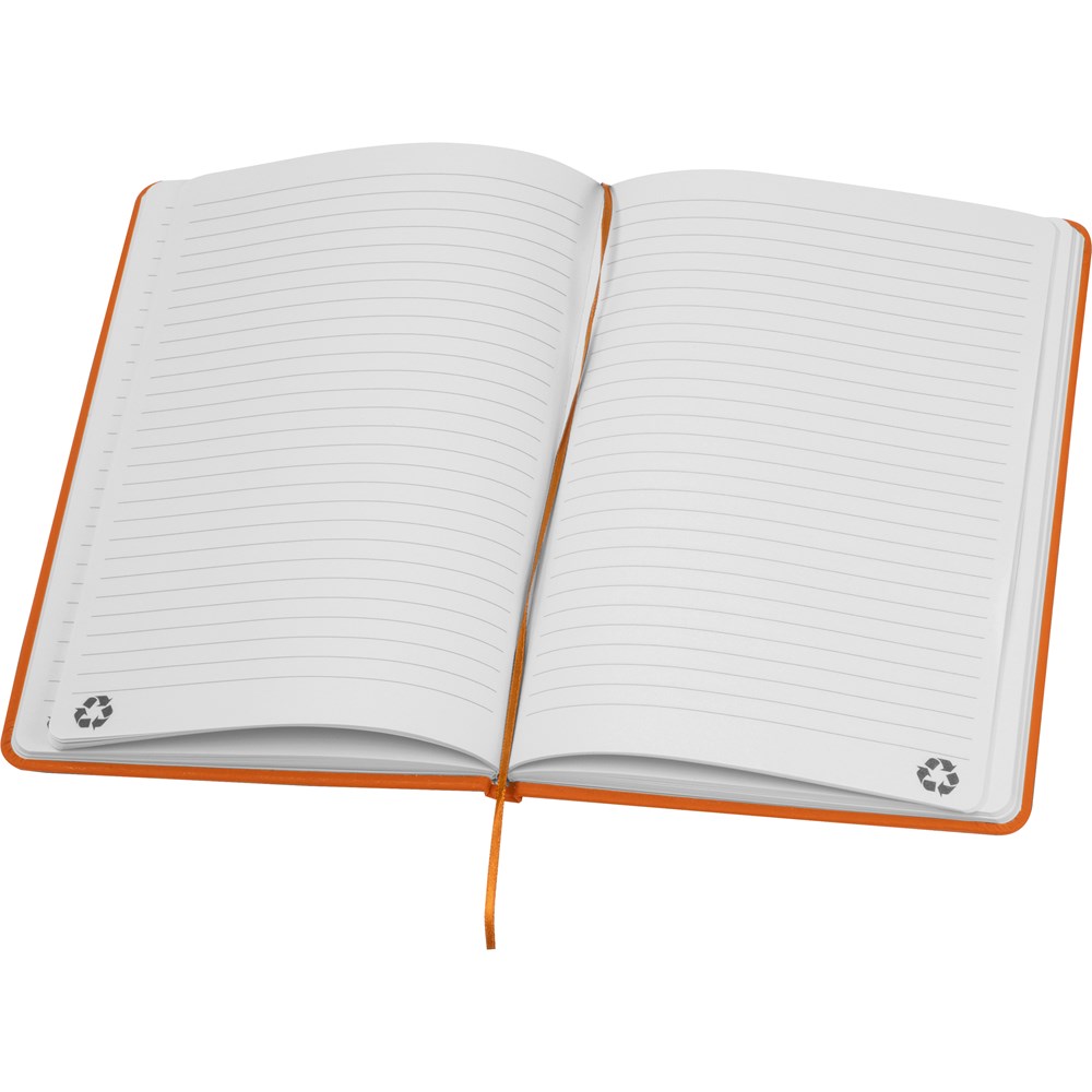 A5 notitieboekje van gerecycled papier