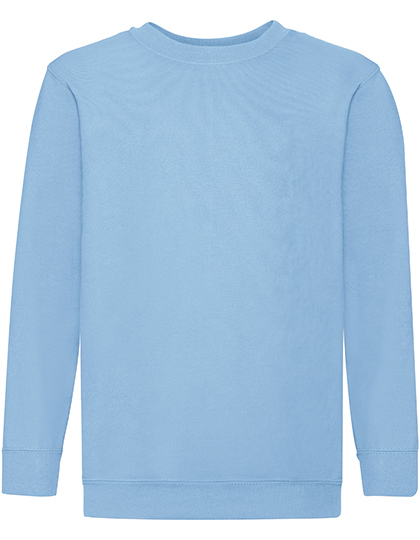 Fruit of the Loom - Kids´ Classic Set-In Sweat - Sky Blue