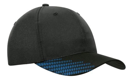 Ademende Poly Twill met klep flash print (4007)