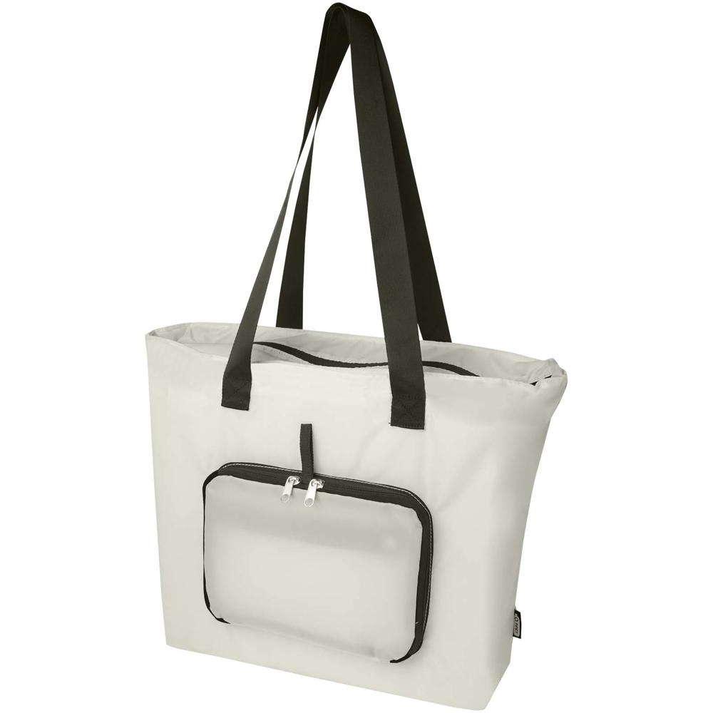 EcoFold RPET opvouwbare draagtas 16 l - Zandsteen