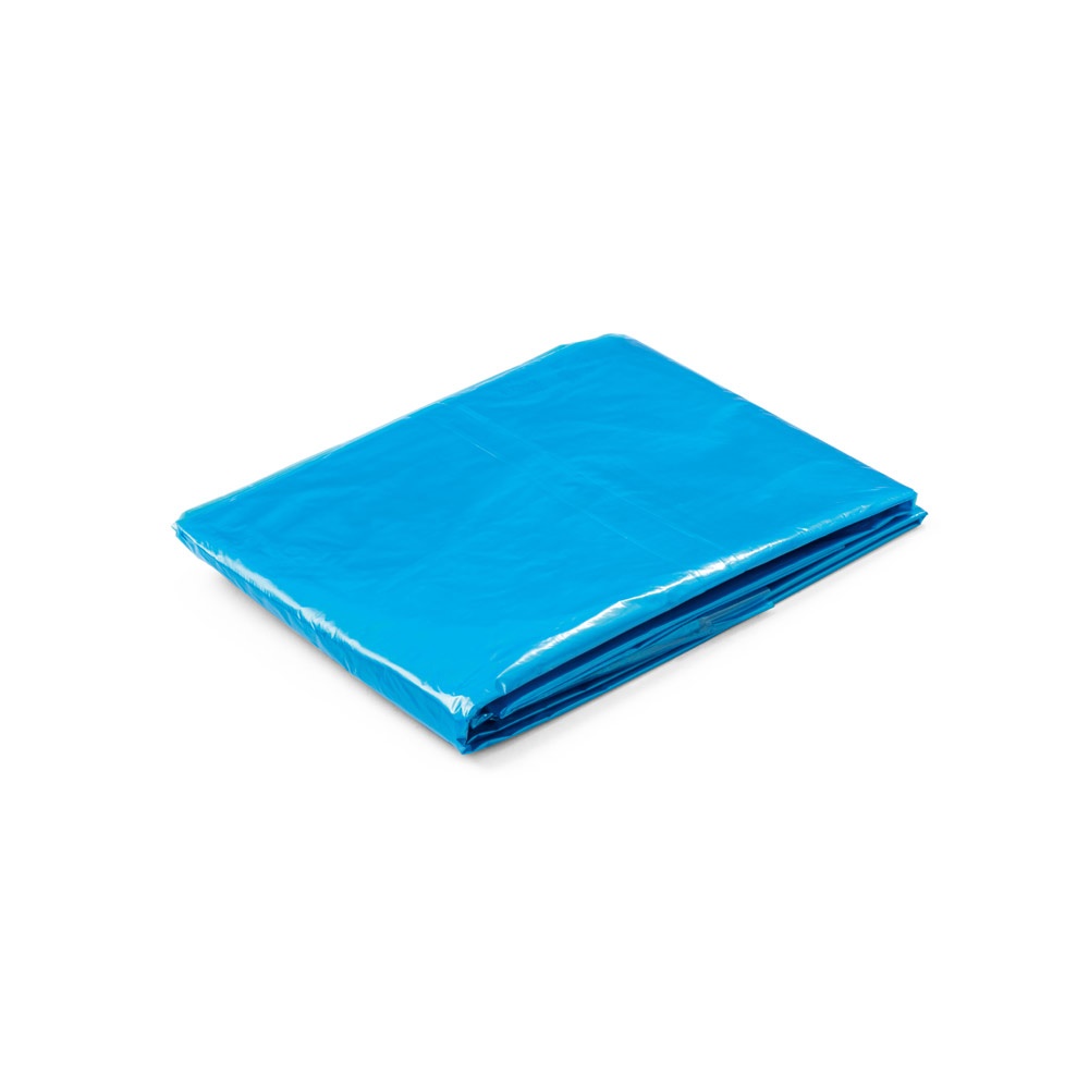 SANDRA. Waterdichte poncho - Licht blauw