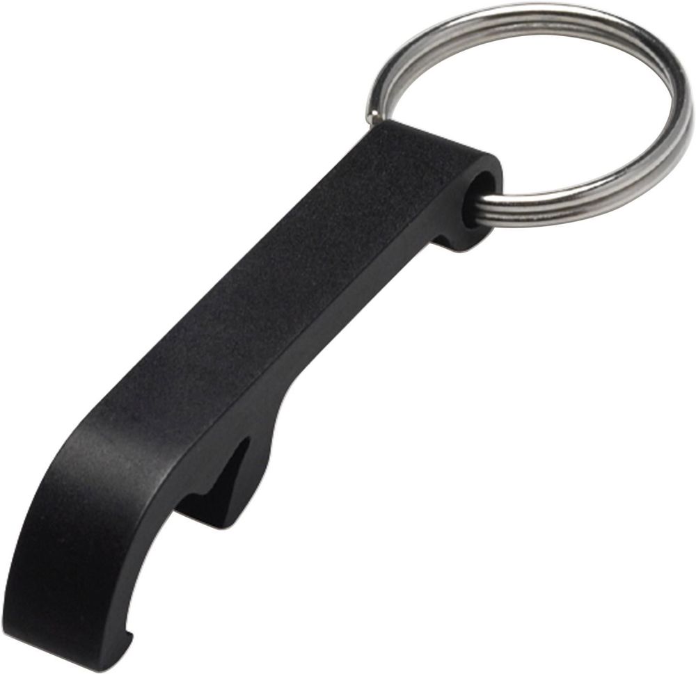 Metalen 2-in-1 sleutelhanger Jalen - Zwart