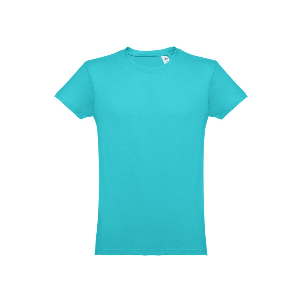 THC LUANDA. Heren-T-shirt in tubekatoen - Turkoois