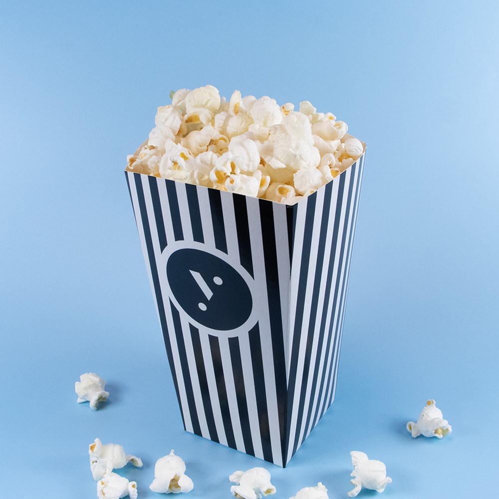 Popcornbekers maat S 