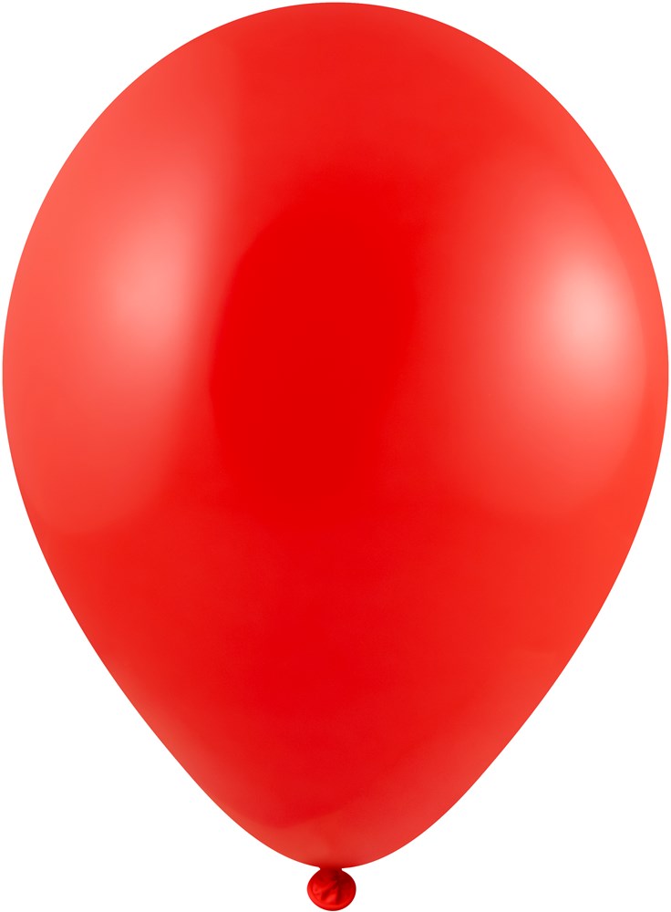 Ballonnen onbedrukt 85/95 cm - Ø 33 cm - 11 inch - Rood (1130) Pastel (± PMS 185)