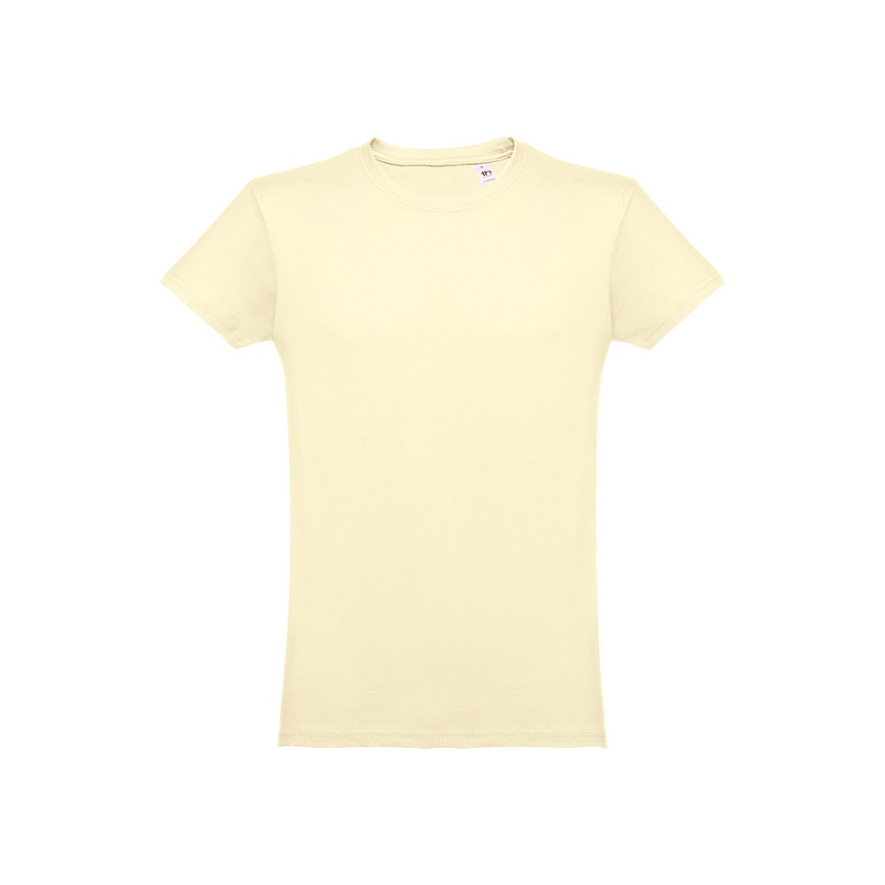 THC LUANDA. Heren-T-shirt in tubekatoen - Pastel geel