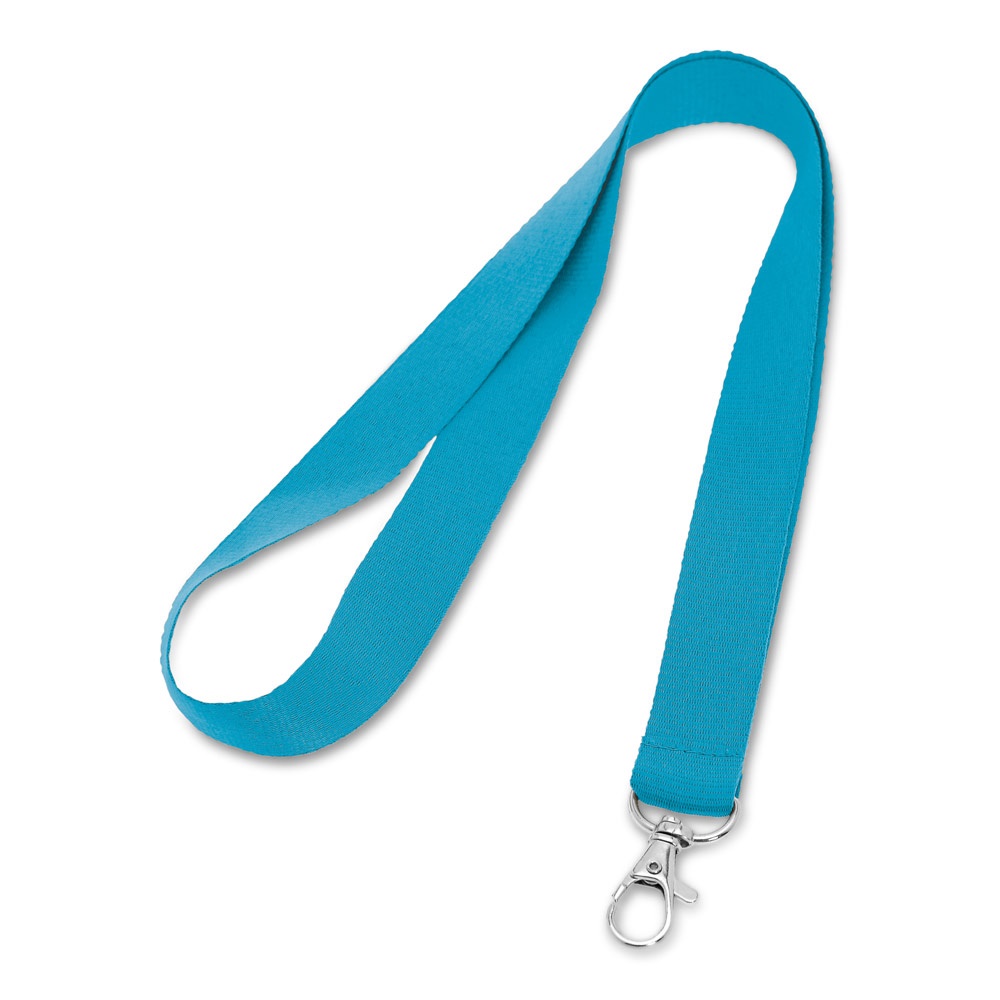 LARIAT. Polyester lanyard - Licht blauw