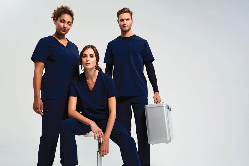 NN310 - Stretch tuniek met korte mouwen voor dames