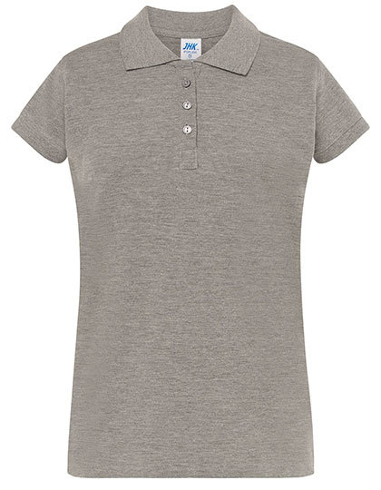 JHK - Ladies´ Polo Regular - Grey Melange