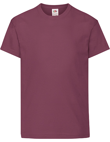 Fruit of the Loom - Kids´ Original T - Burgundy