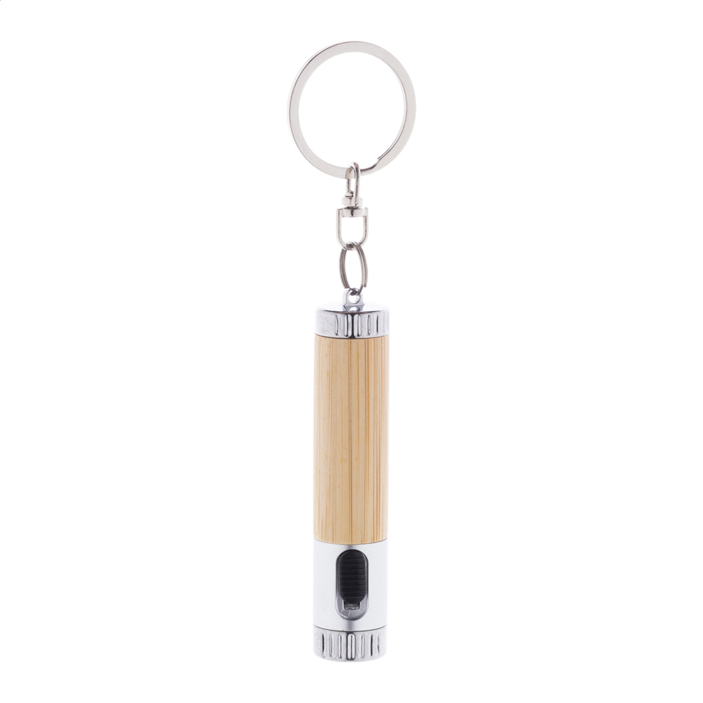 Raboo - mini-zaklamp - zilver/natuurlijk